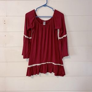 Super cute maroon shirt size small by B2 Together.